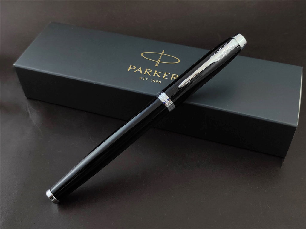 Parker IM系列黑色銀夾走珠筆