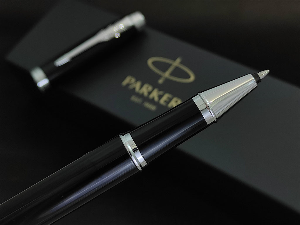 Parker IM系列黑色銀夾走珠筆