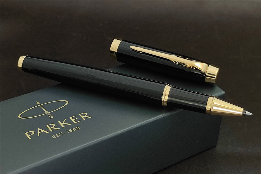 Parker IM系列黑色金夾走珠筆